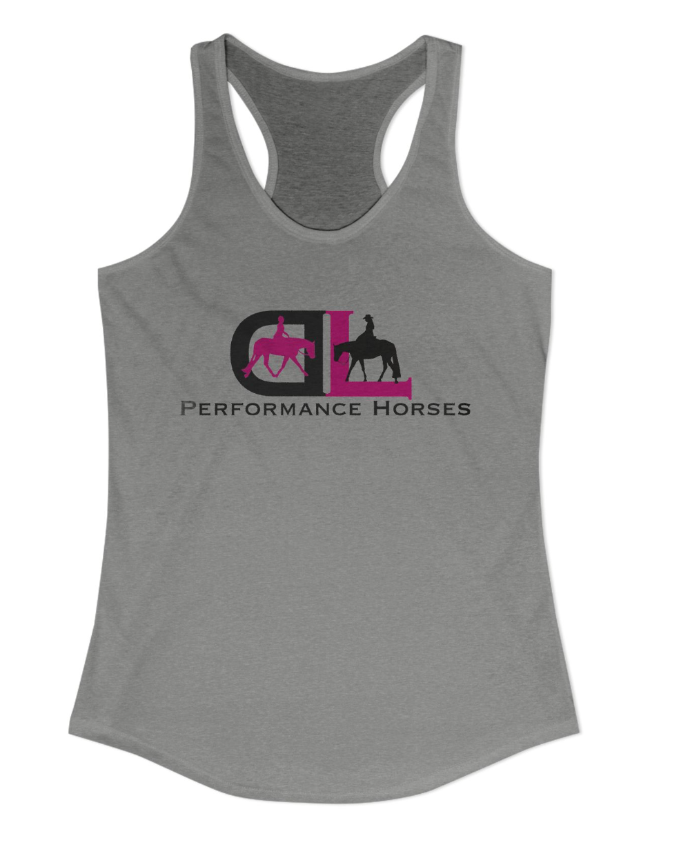 Dana Laing Performance Horses Logo Racerback Tank