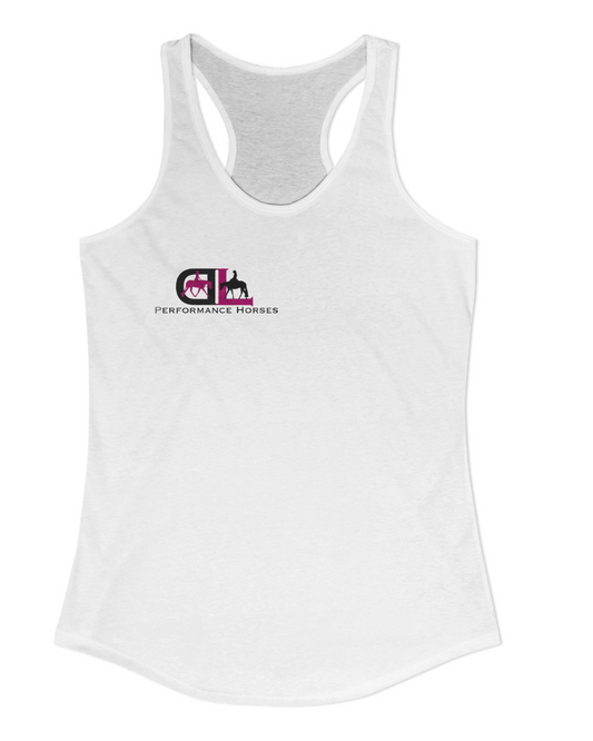 Dana Laing Performance Horses Chest Logo Racerback Tank