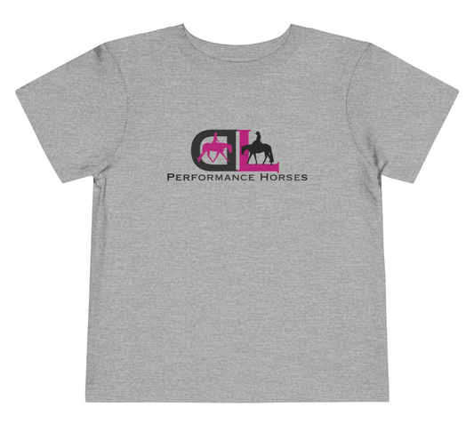 Dana Laing Performance Horses Chest Logo Toddler Short Sleeve Tee