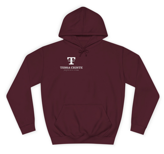 Tessa Criste Performance Chest Logo Hoodie