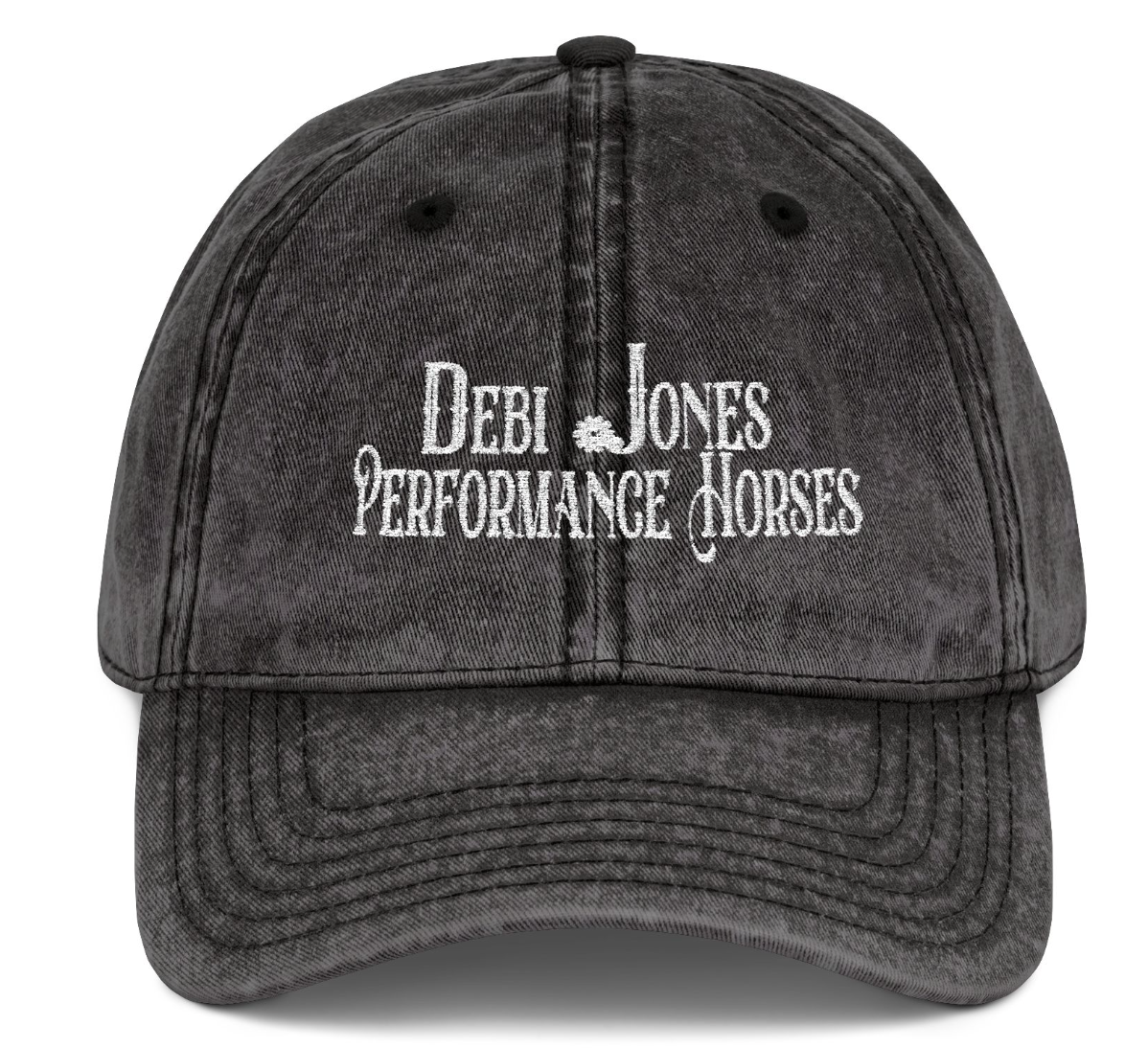 Vintage Cap Embroidery Debi Jones Performance Logo