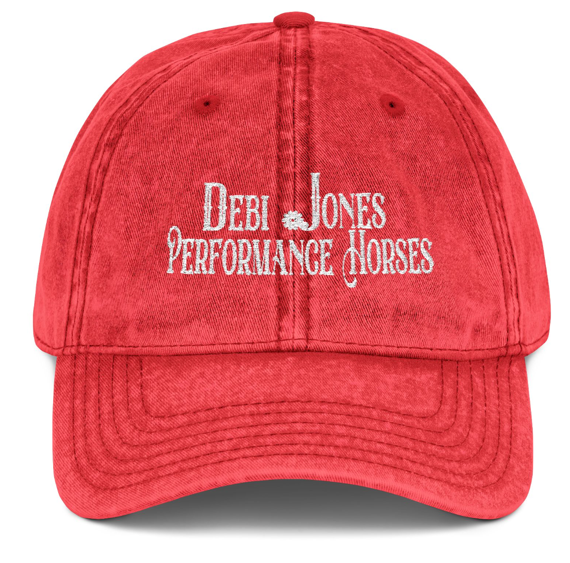 Vintage Cap Embroidery Debi Jones Performance Logo