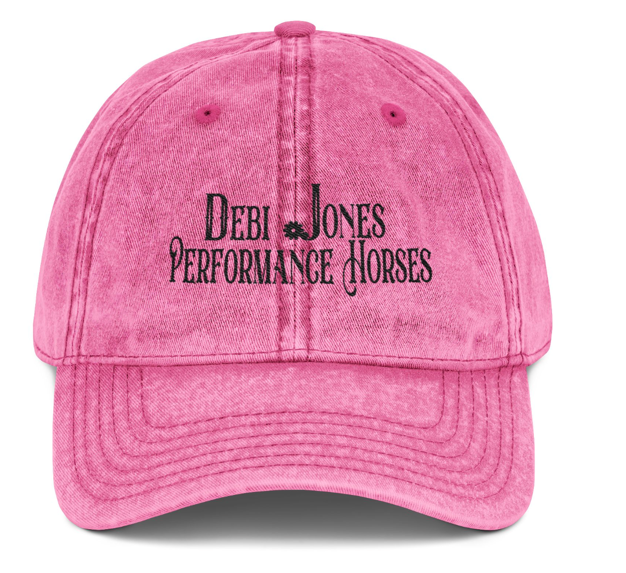 Vintage Cap Embroidery Debi Jones Performance Logo