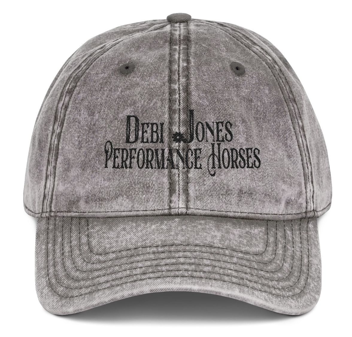 Vintage Cap Embroidery Debi Jones Performance Logo