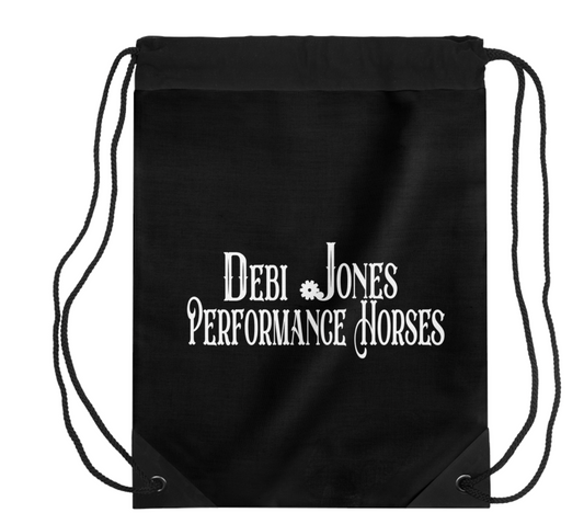 Debi Jones Performance Horses Drawstring Bag