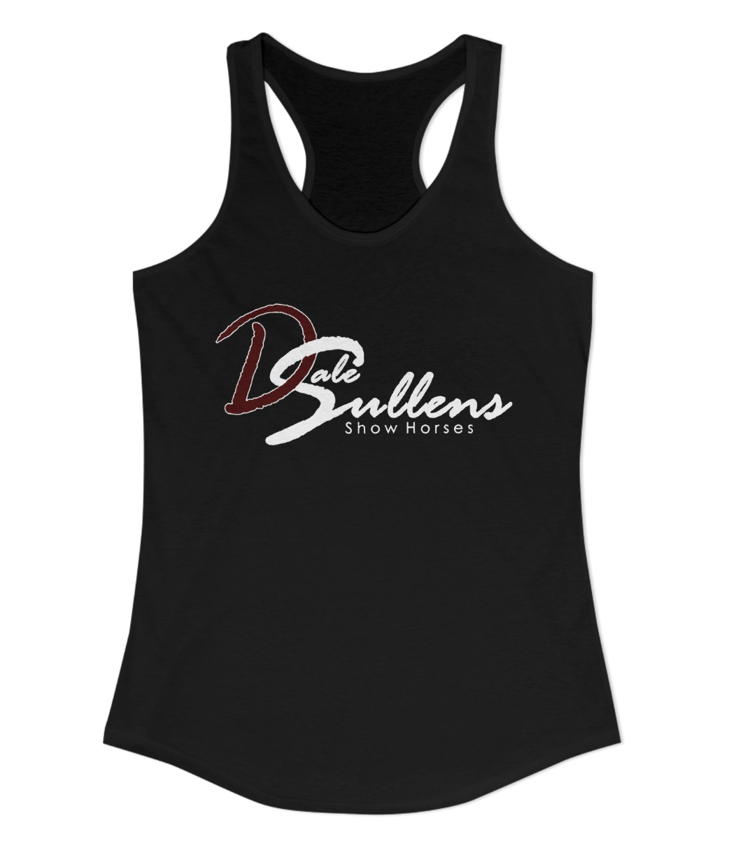 Dale Sullens Show Horses Logo Racerback Tank