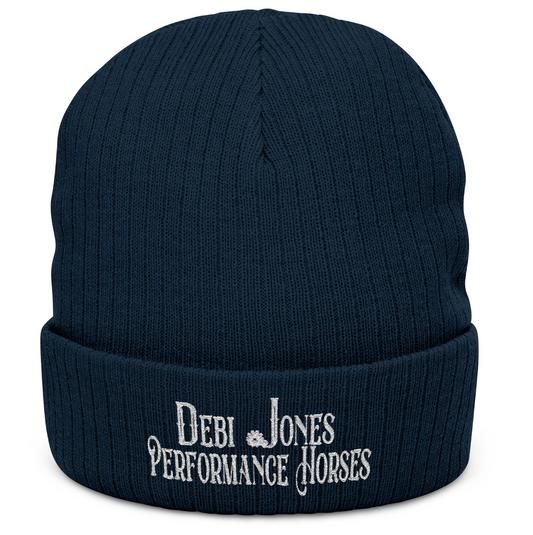 Debi Jones Performance Ribbed Knit Beanie