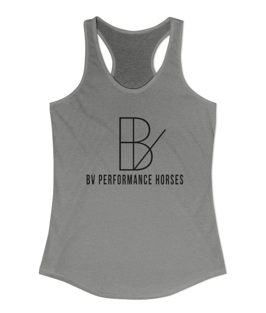 BV Performance Horses Full Logo Racerback Tank