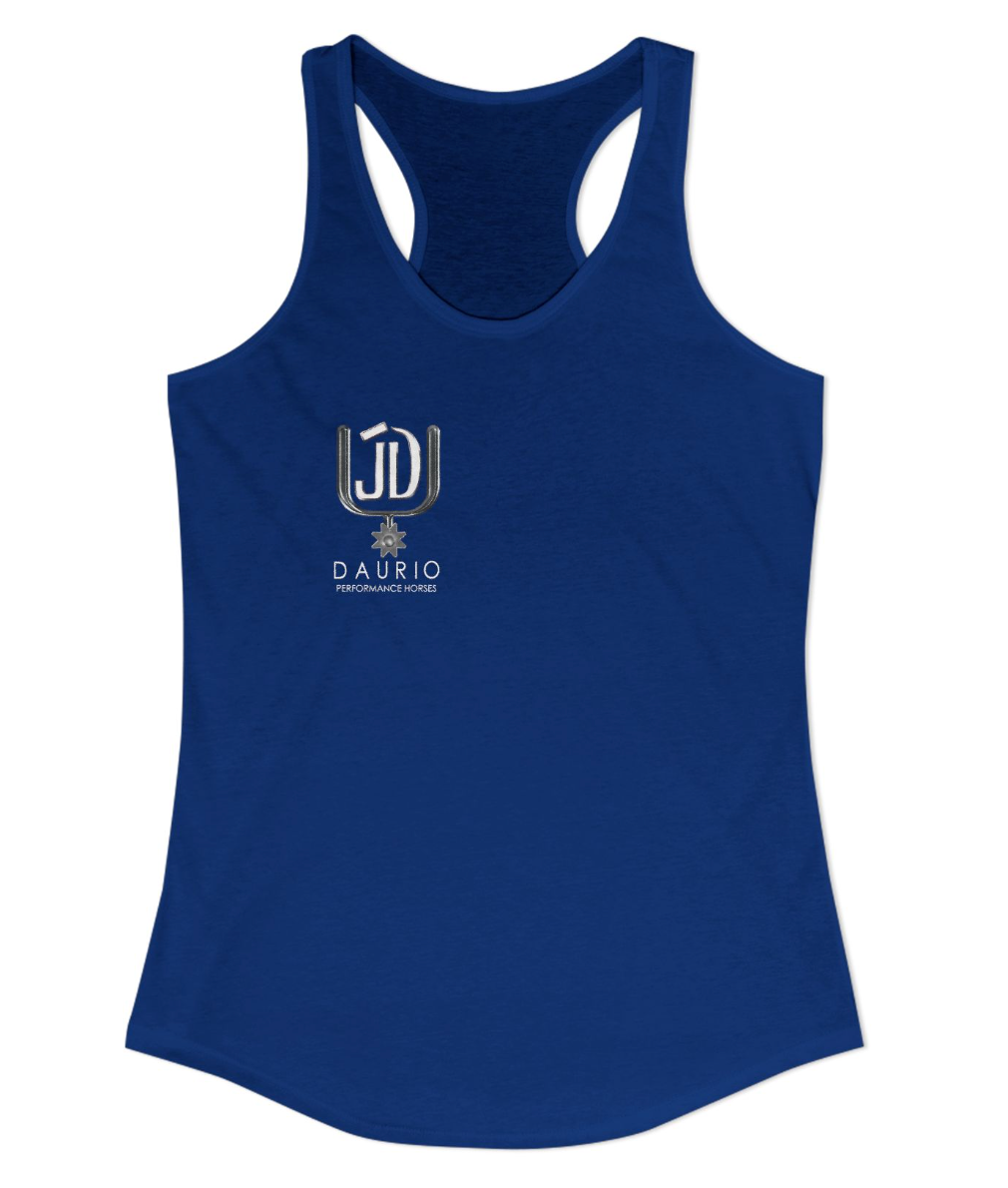 Daurio Performance Horses Chest Logo Racerback Tank