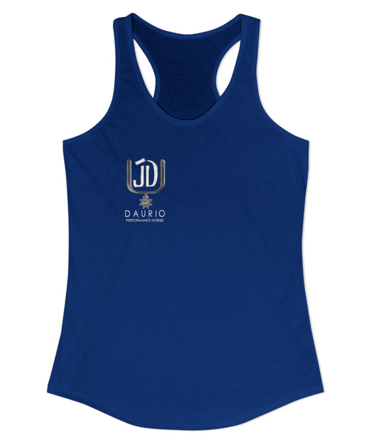 Daurio Performance Horses Chest Logo Racerback Tank
