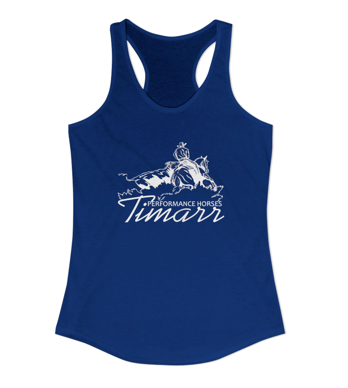 Timarr Performance Horses Full Logo Racerback Tank