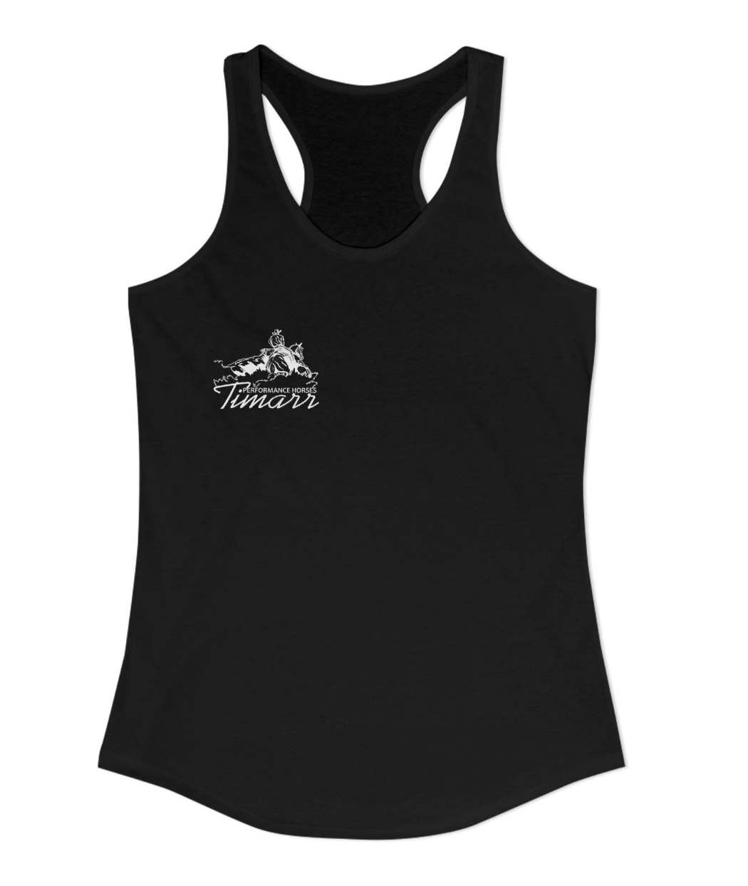 Timarr Performance Horses Chest Logo Racerback Tank