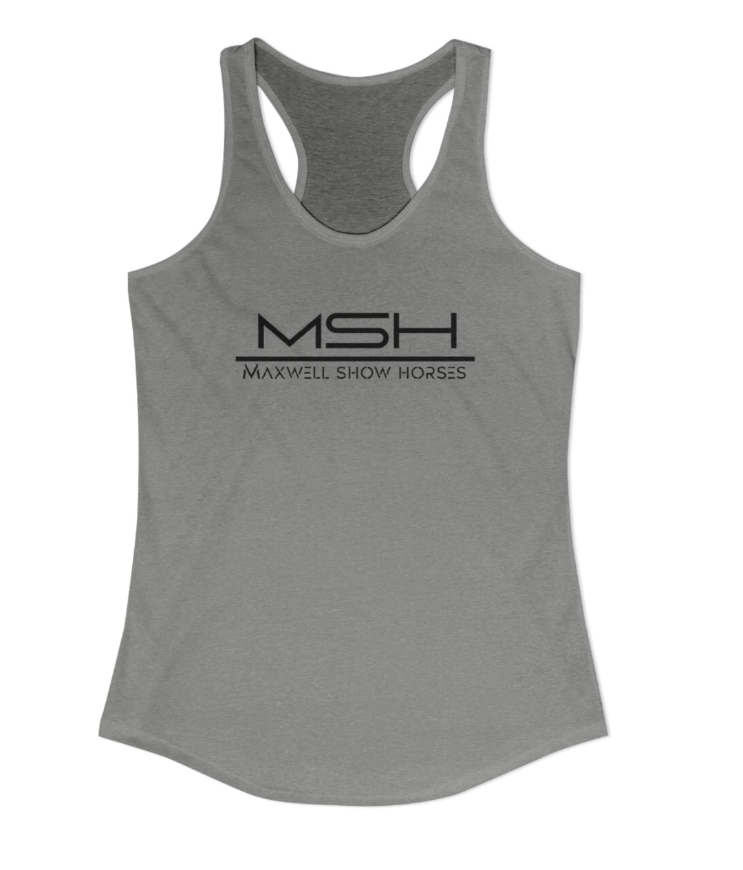 Maxwell Show Horses Full Logo Racerback Tank