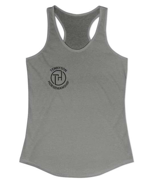 Tennyson Horsemanship Chest Logo Racerback Tank