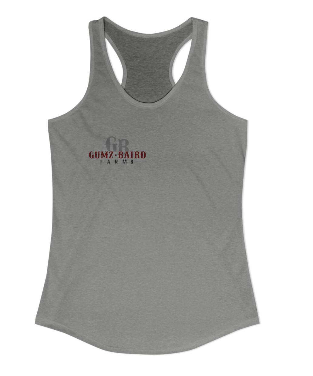 Gumz-Baird Farms Chest Logo Racerback Tank