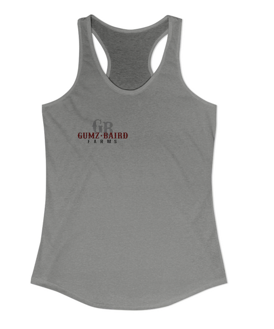 Gumz-Baird Farms Chest Logo Racerback Tank