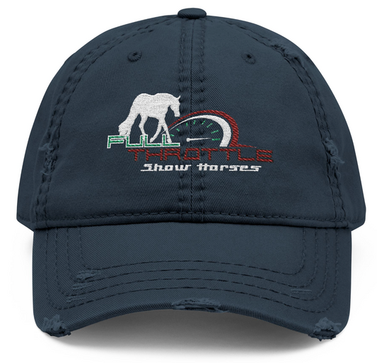 Full Throttle Show Horses Embroidery Horse Hat