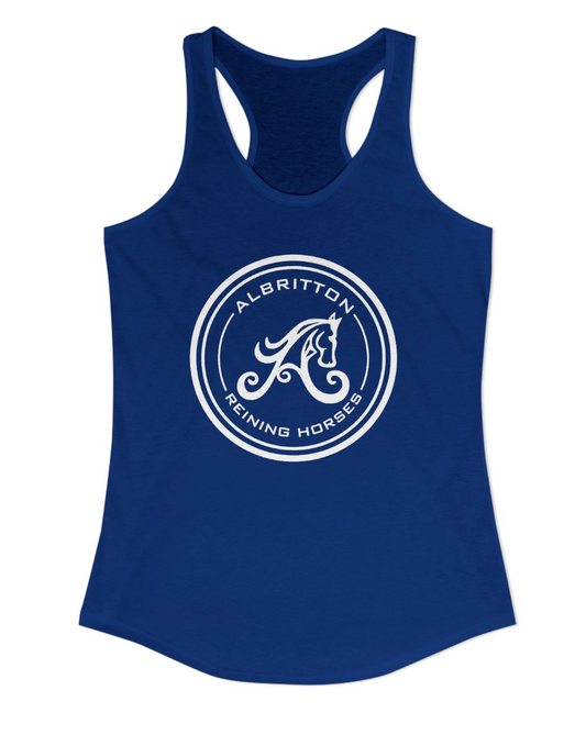 Albritton Reining Horses Full Logo Racerback Tank