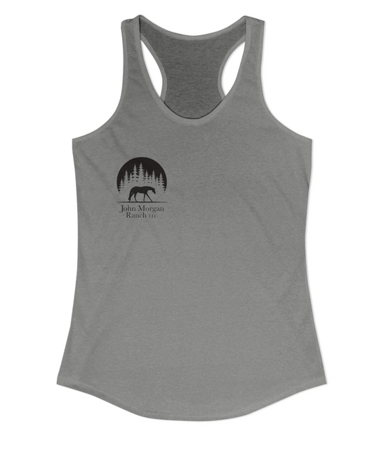John Morgan Ranch Chest Logo Racerback Tank