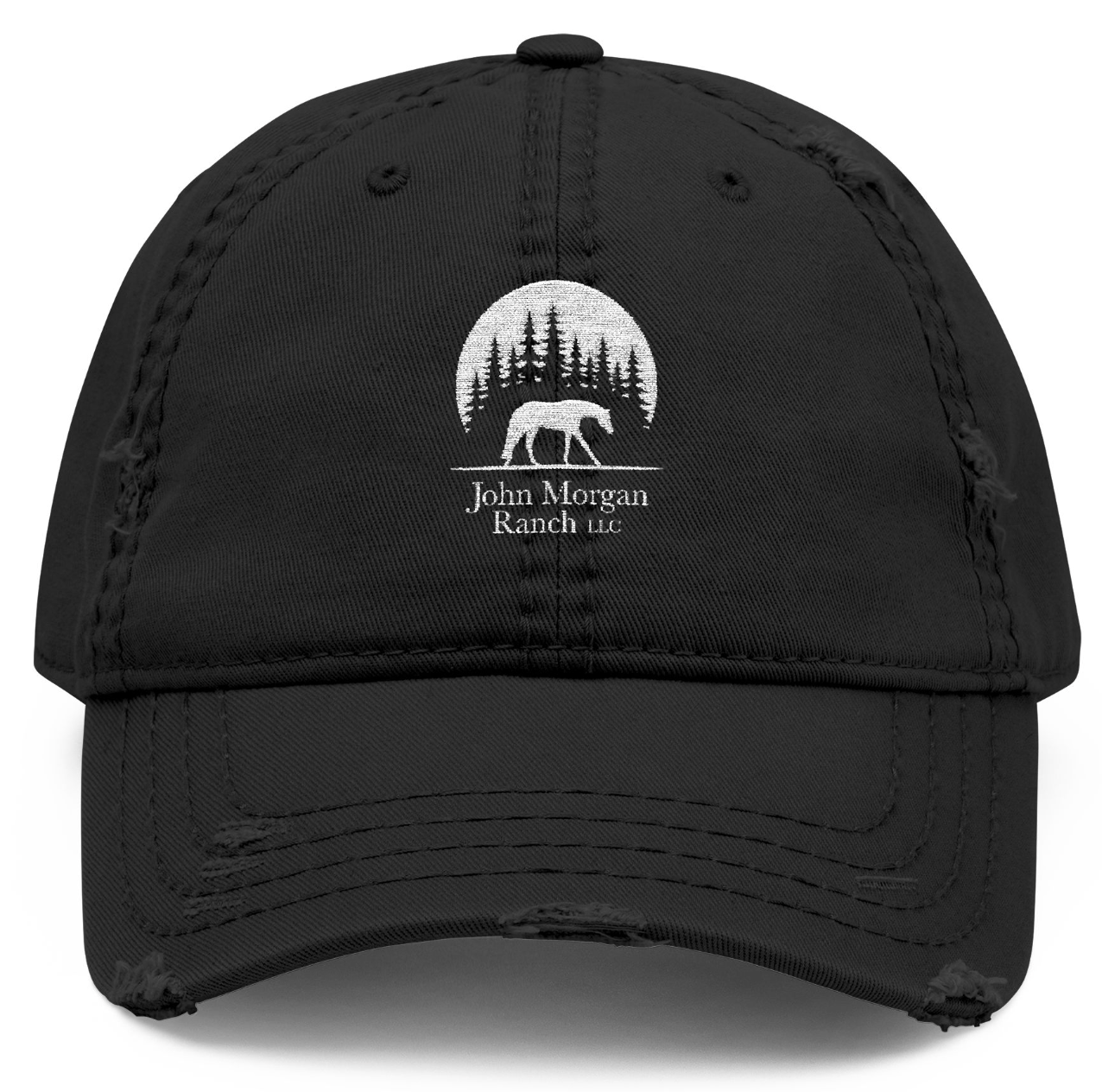 John Morgan Ranch Embroidery Horse Hat