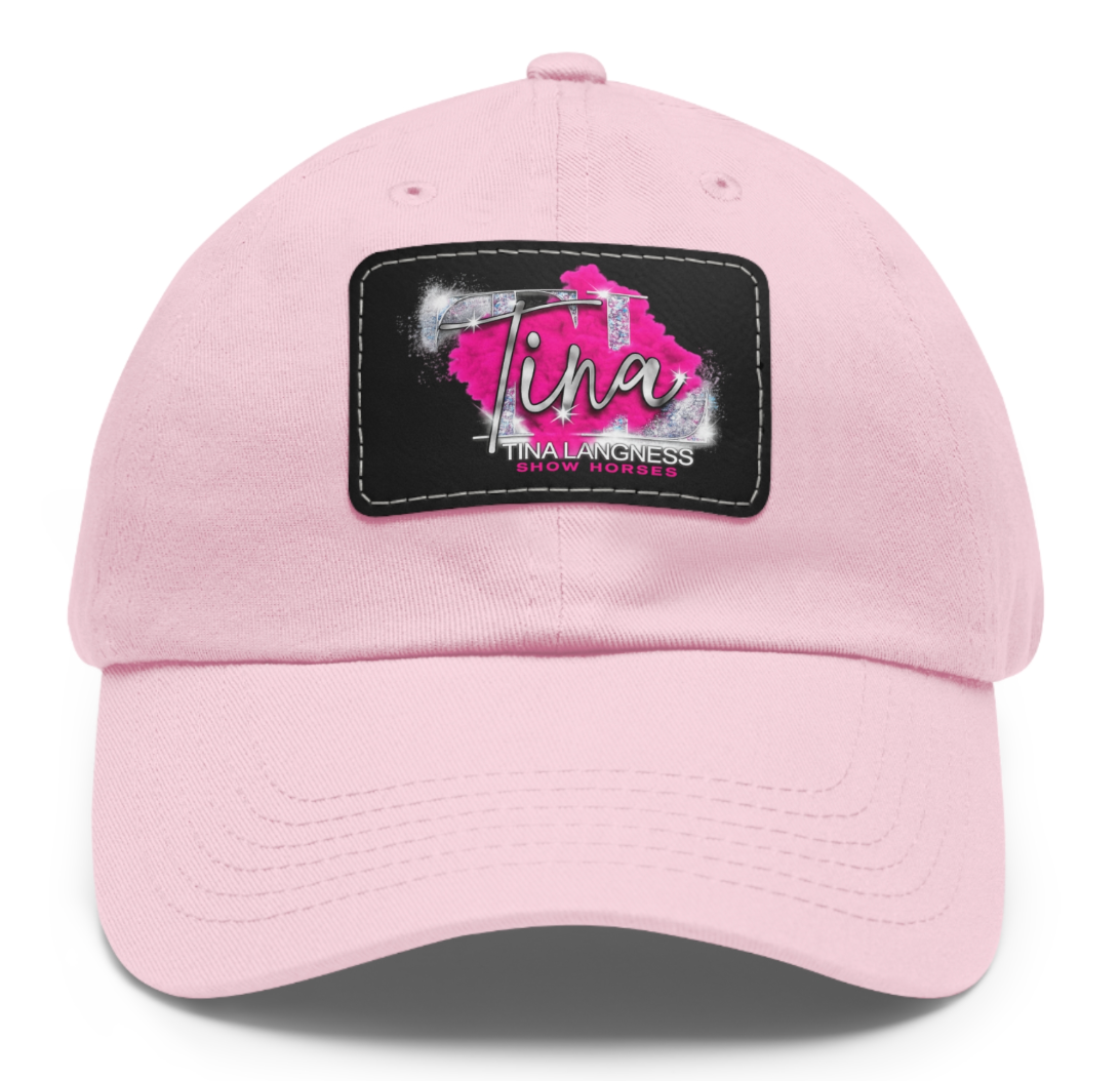 Tina Langness Show Horses Logo Square Patch Cap