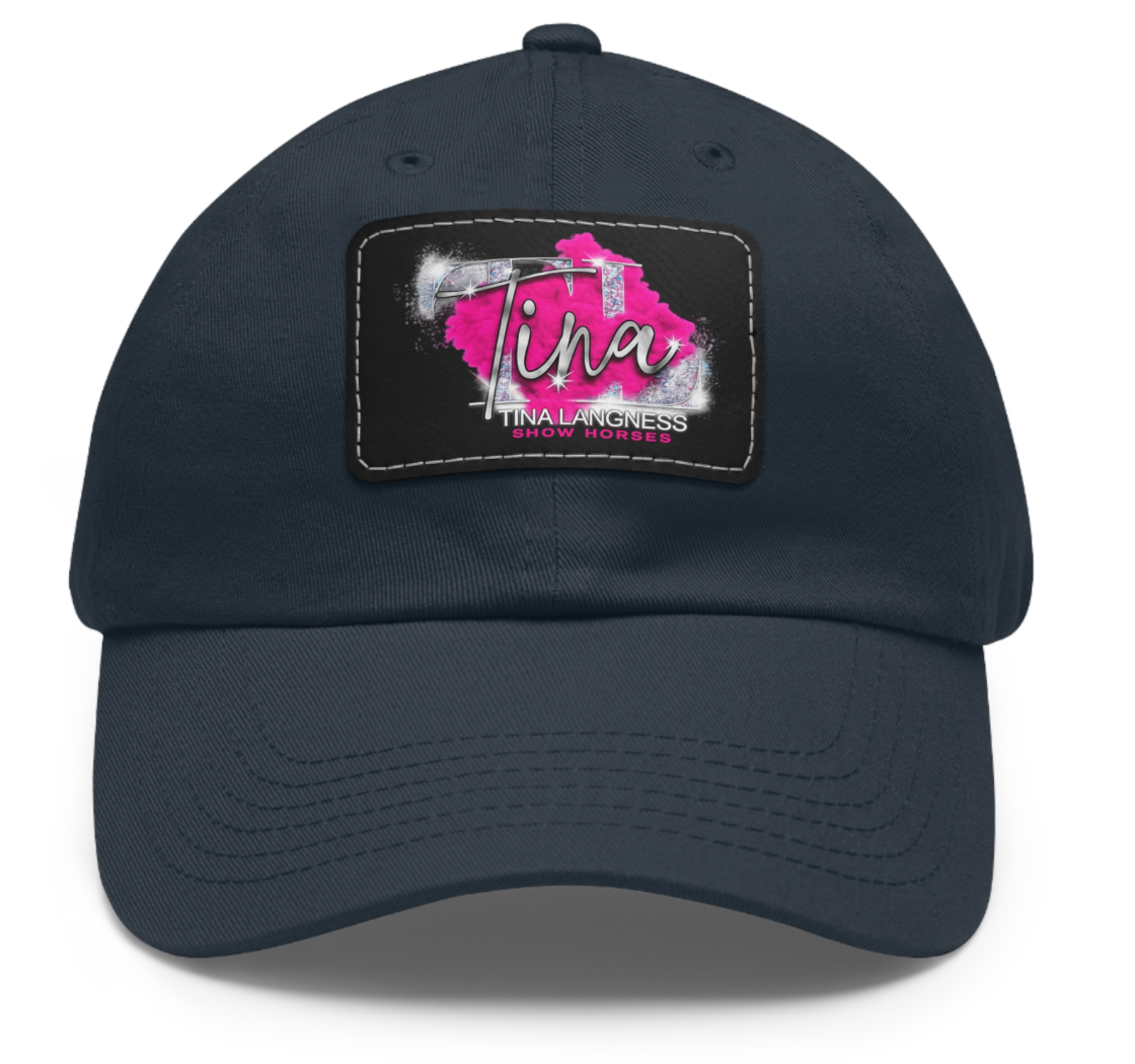 Tina Langness Show Horses Logo Square Patch Cap