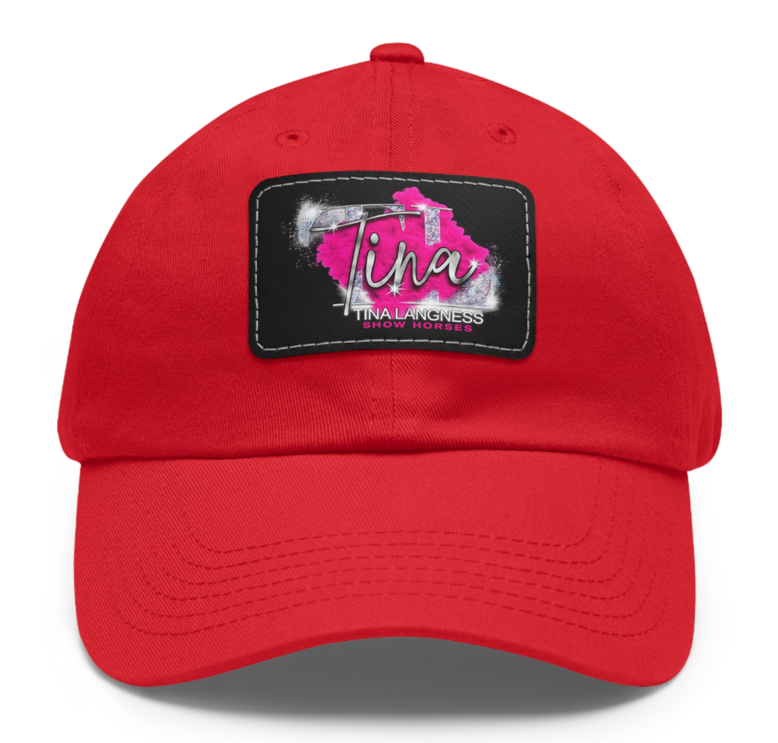 Tina Langness Show Horses Logo Square Patch Cap