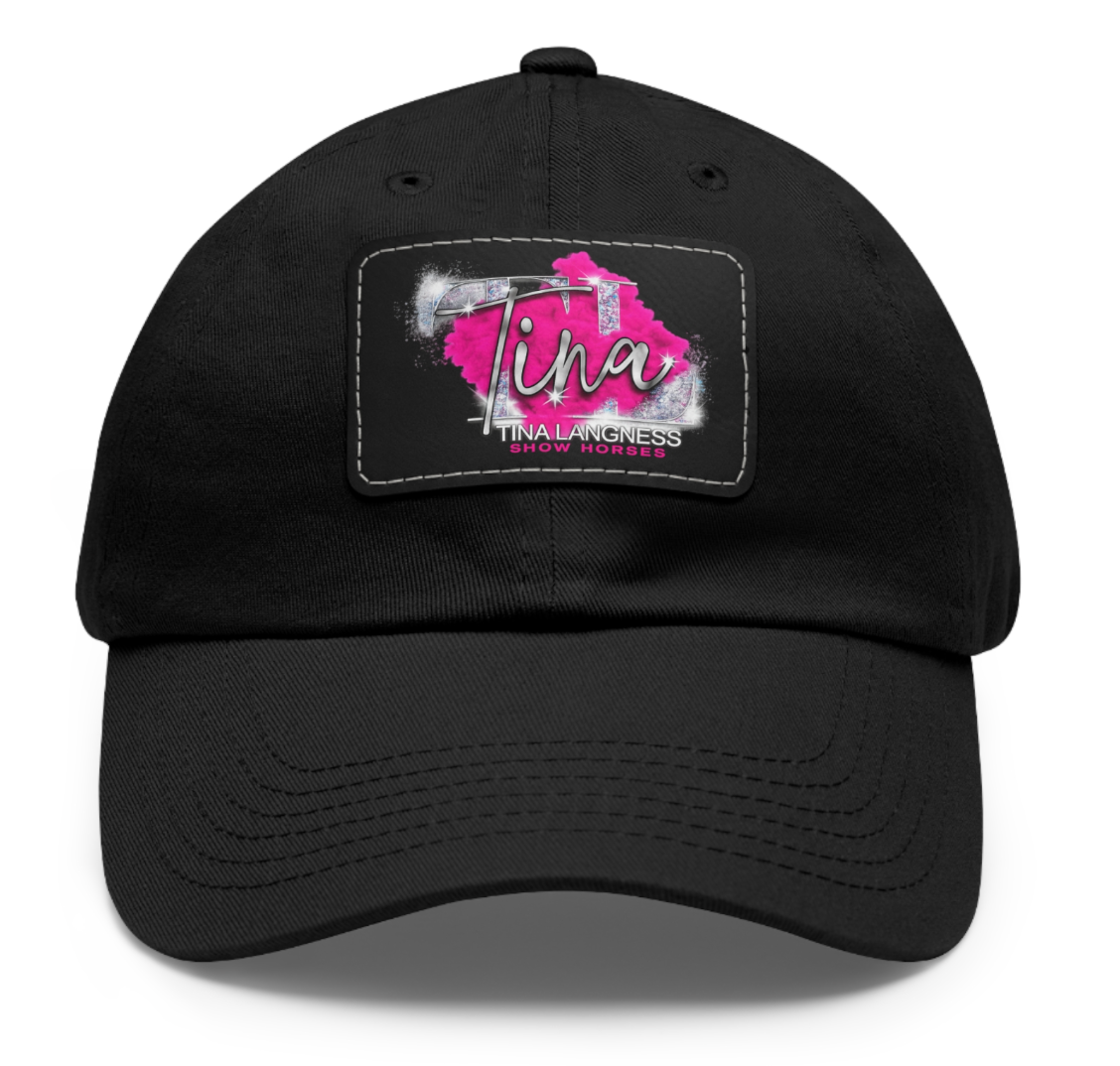 Tina Langness Show Horses Logo Square Patch Cap