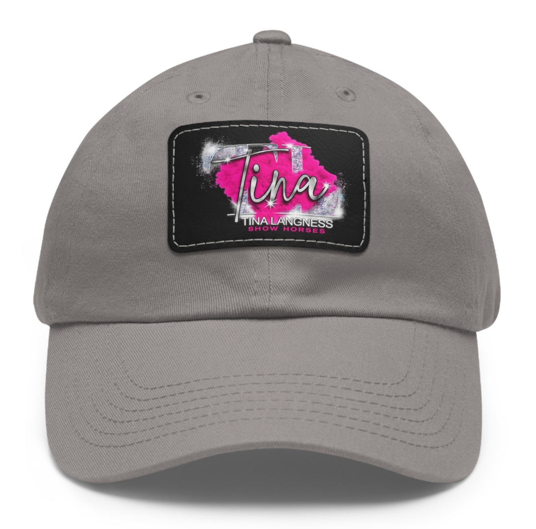 Tina Langness Show Horses Logo Square Patch Cap