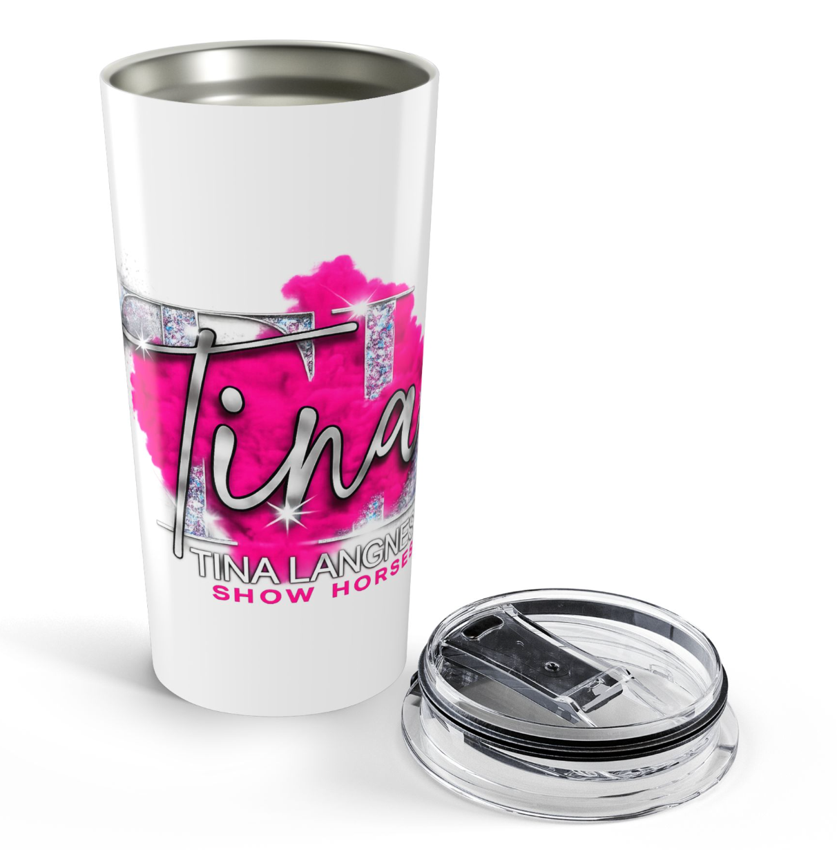 Tina Langness Show Horses Tumbler 20oz./40oz.