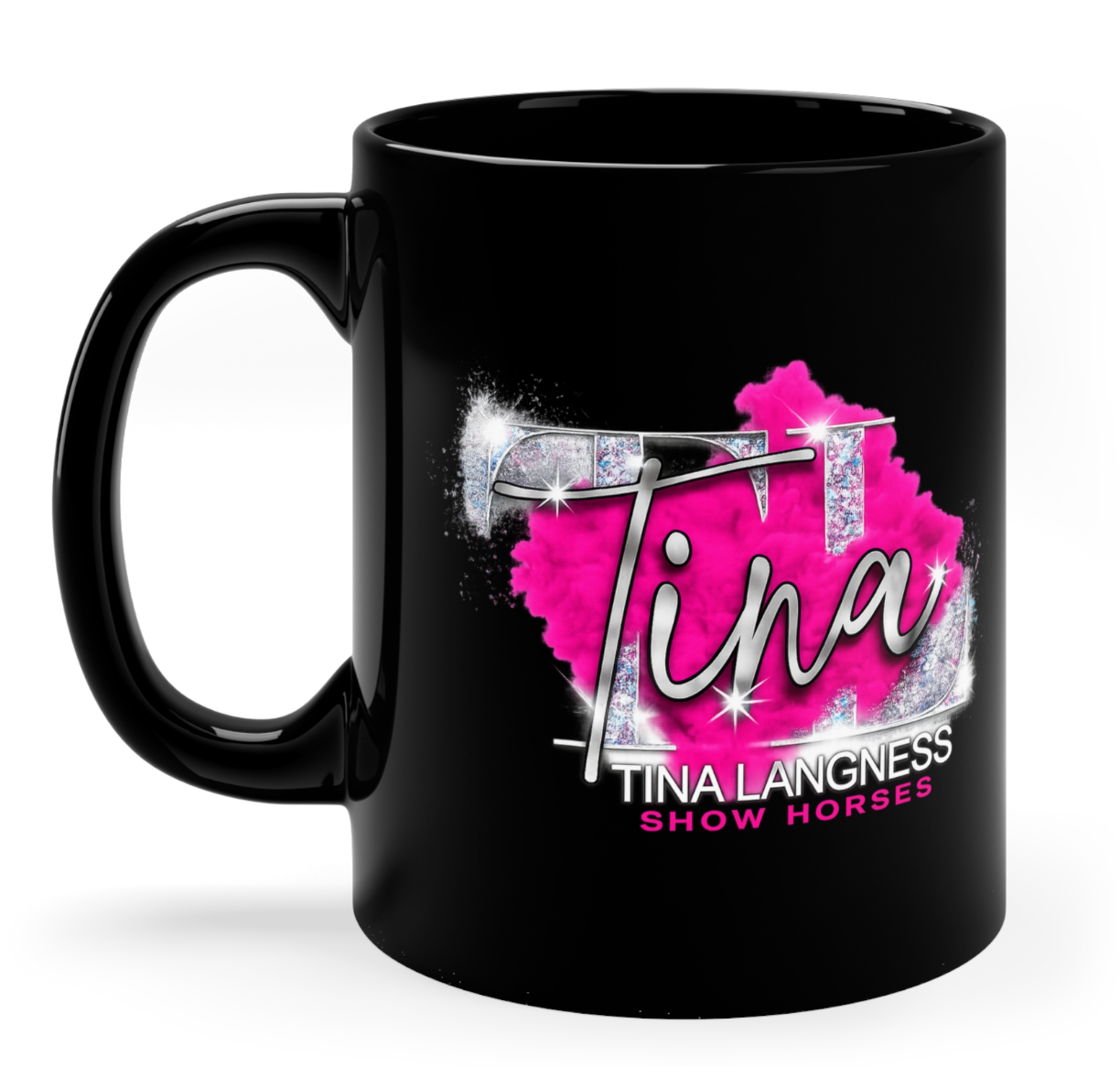 Tina Langness Show Horses Mug
