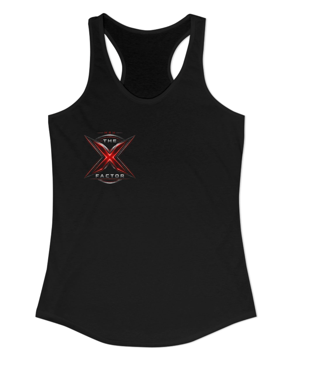 MSH The Factor Chest Logo Racerback Tank