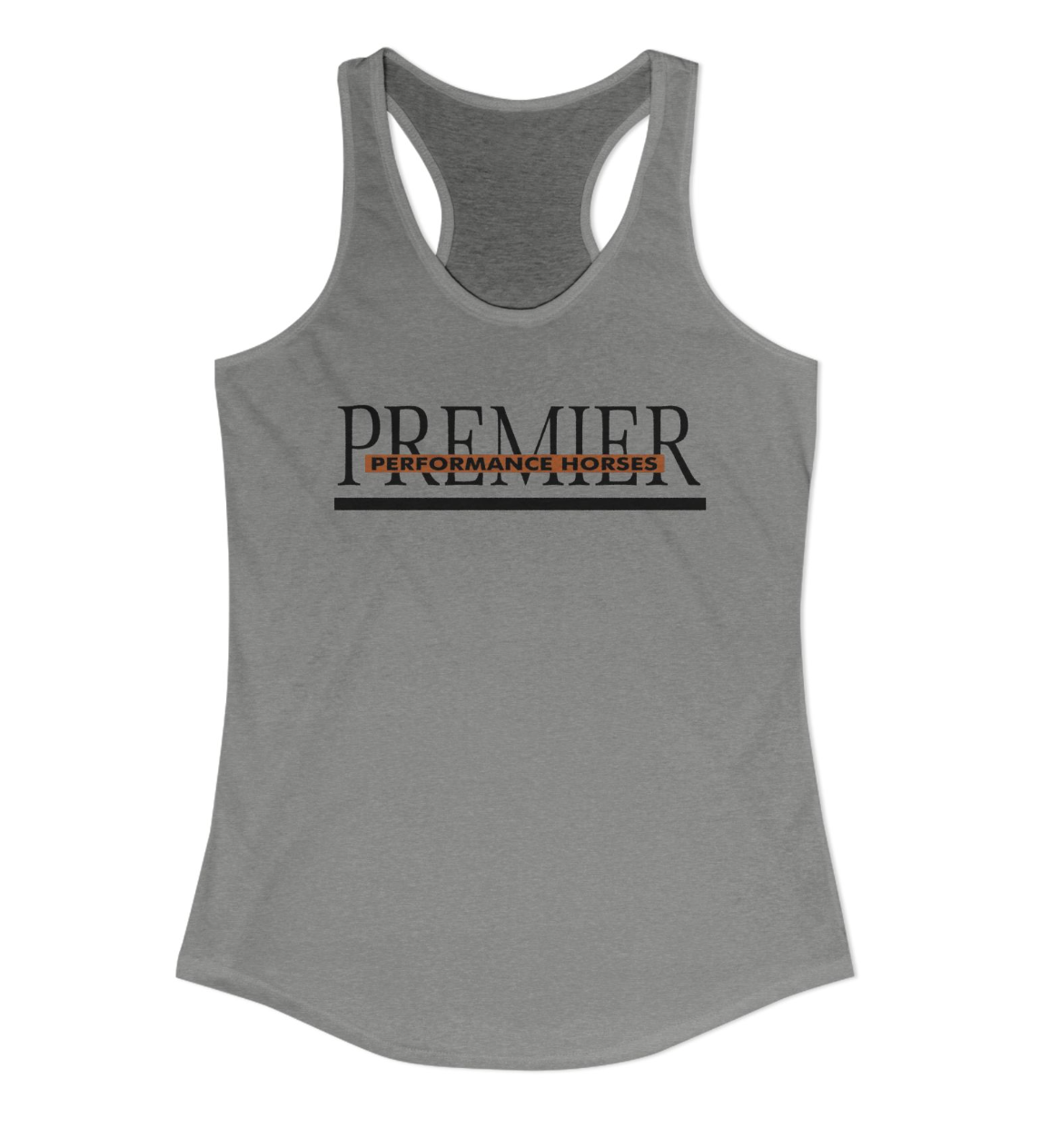 Premier Performance Horses Full Logo Racerback Tank