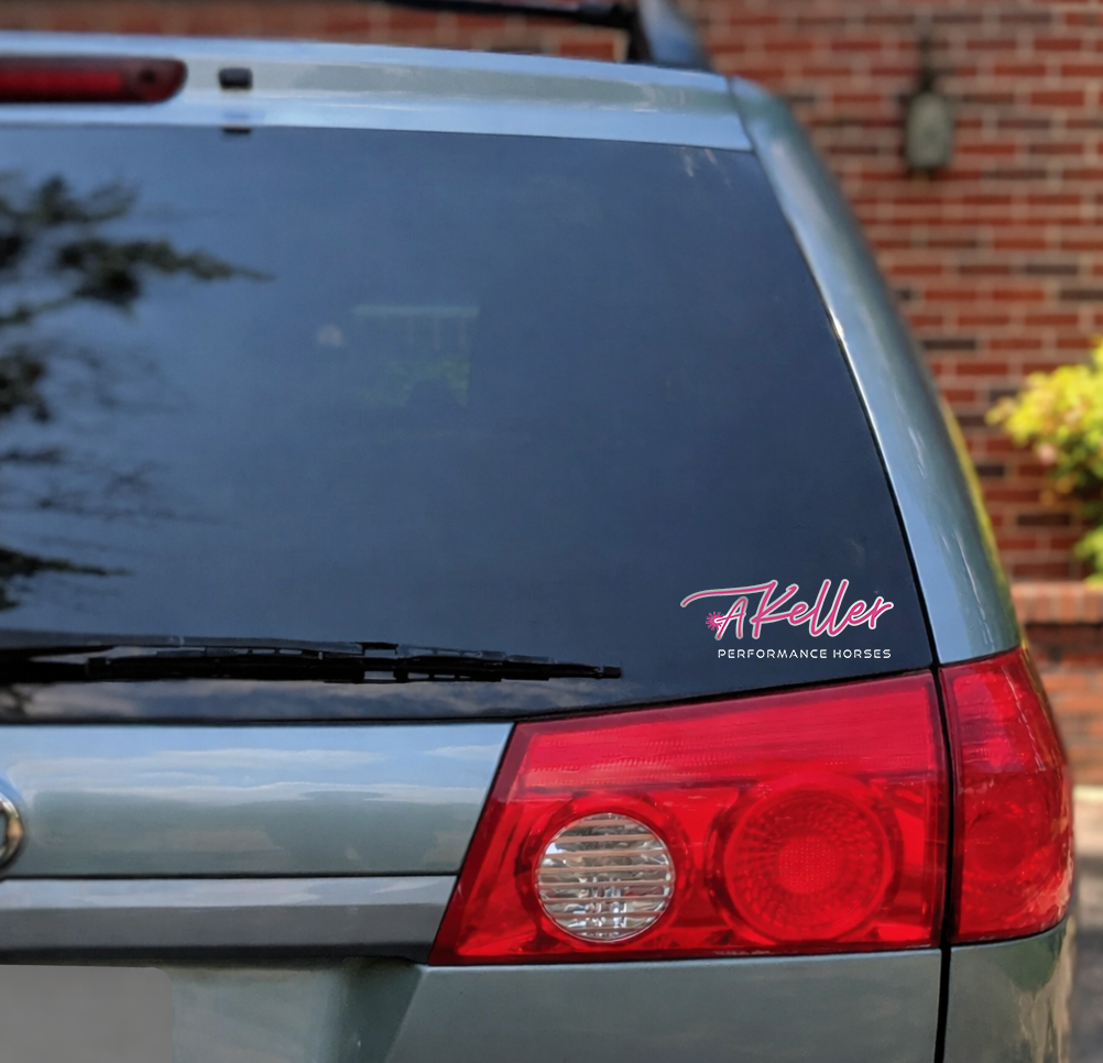 Akeller Performance Horses Car Window Decal