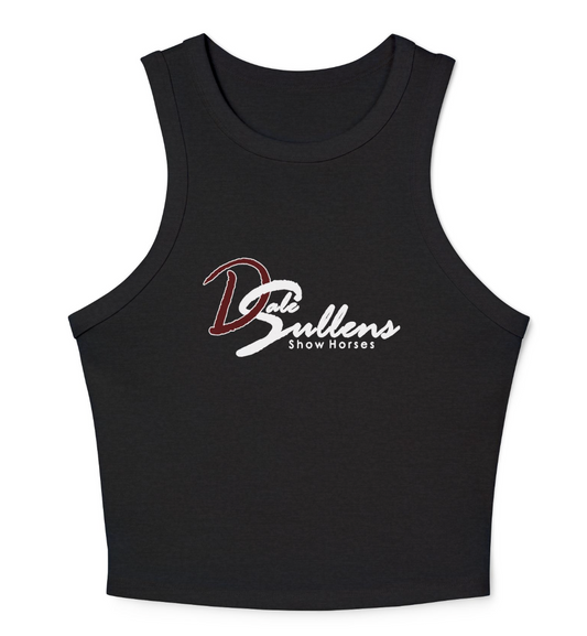 Dale Sullens Show Horses Women's Micro Rib Racer Tank Top