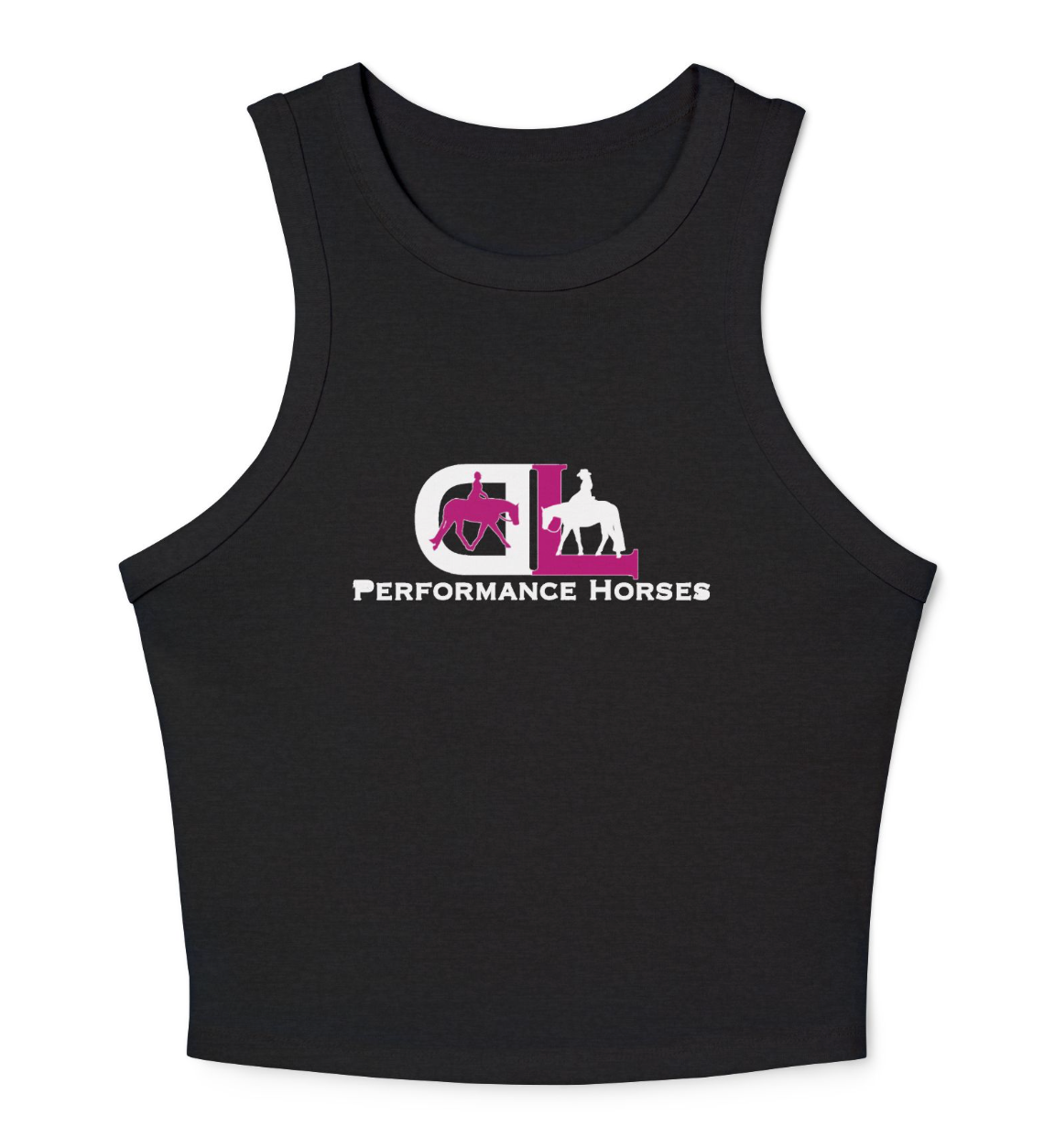 Dana Laing Performance Horses Women's Micro Rib Racer Tank Top