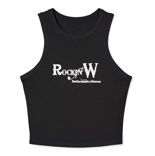 Rockin' W Performance Horses Women's Micro Rib Racer Tank Top