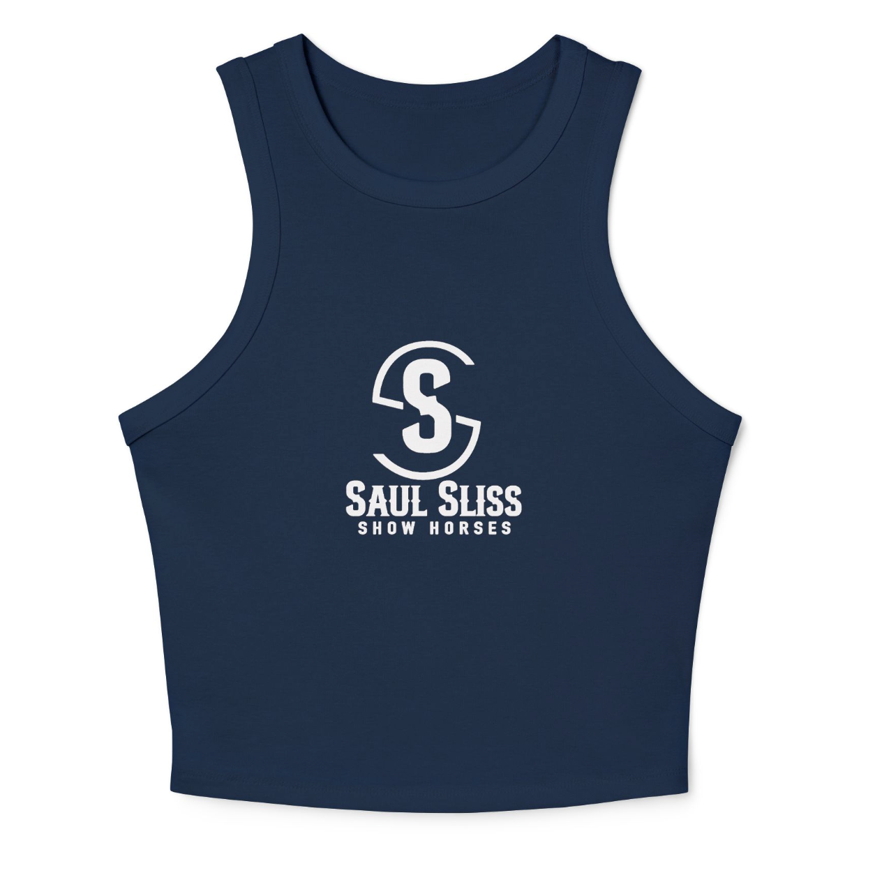 Saul Sliss Show Horses Women's Micro Rib Racer Tank Top