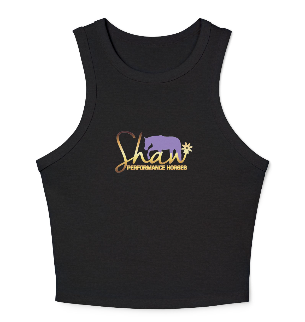 Shaw Performance Horses Women's Micro Rib Racer Tank Top
