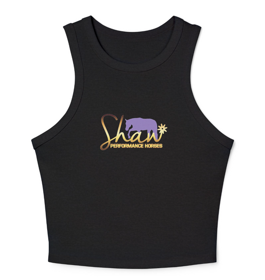 Shaw Performance Horses Women's Micro Rib Racer Tank Top