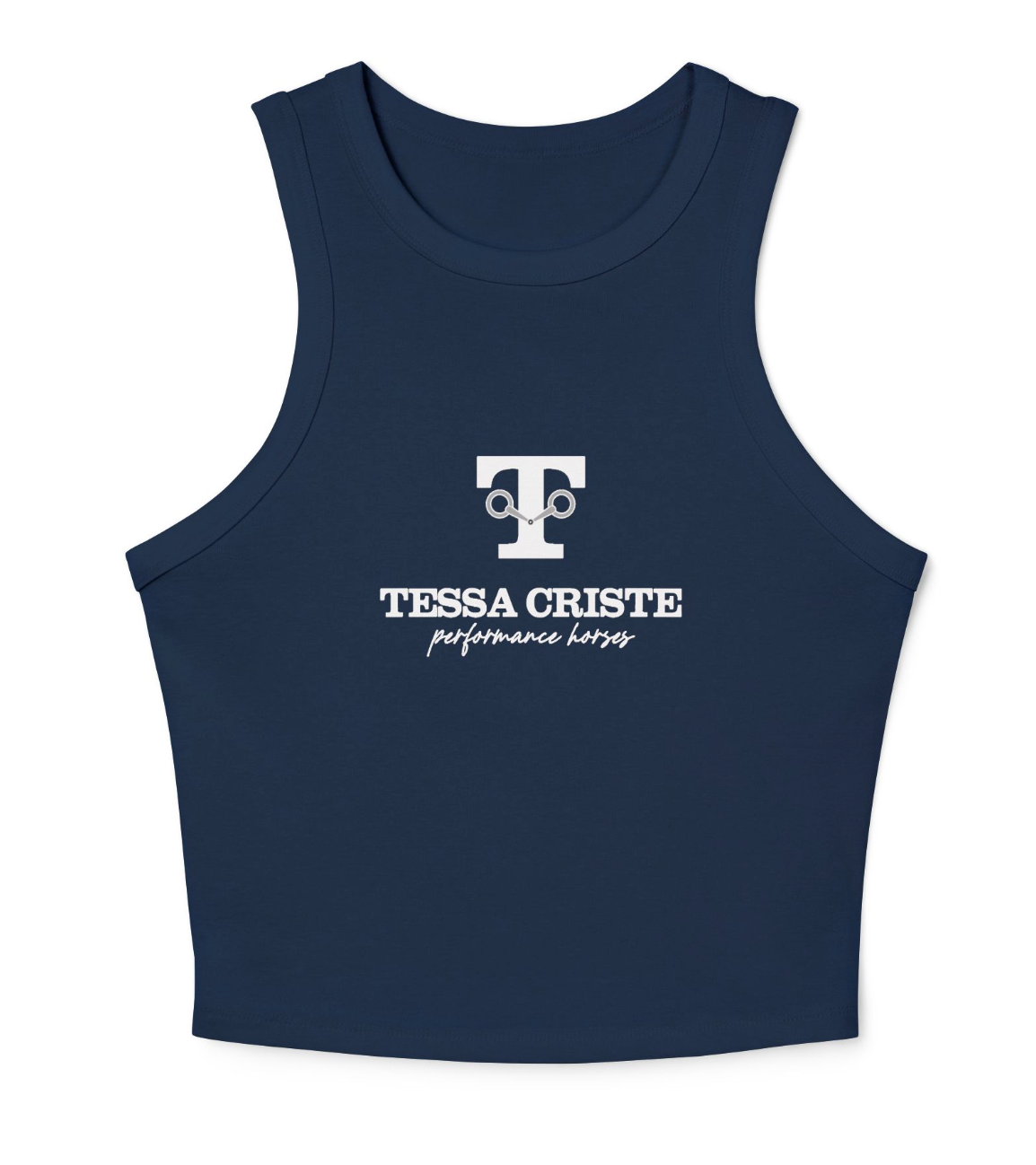 Tessa Criste Performance Horses Women's Micro Rib Racer Tank Top