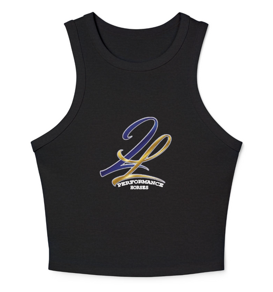 2L Performance Horses Women's Micro Rib Racer Tank Top