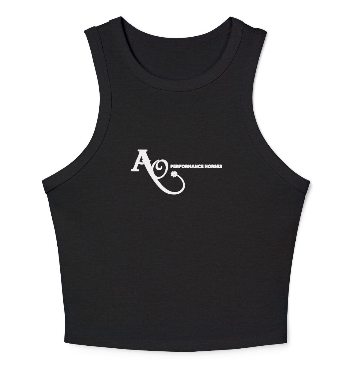 AO Performance Horses Women's Micro Rib Racer Tank Top