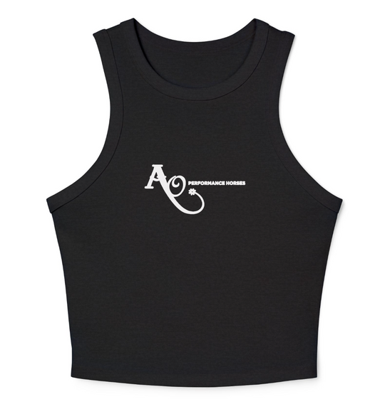 AO Performance Horses Women's Micro Rib Racer Tank Top