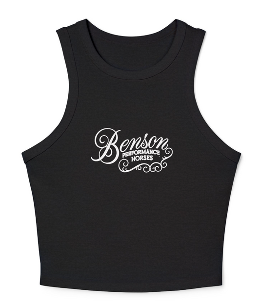 Benson Performance Horses Women's Micro Rib Racer Tank Top