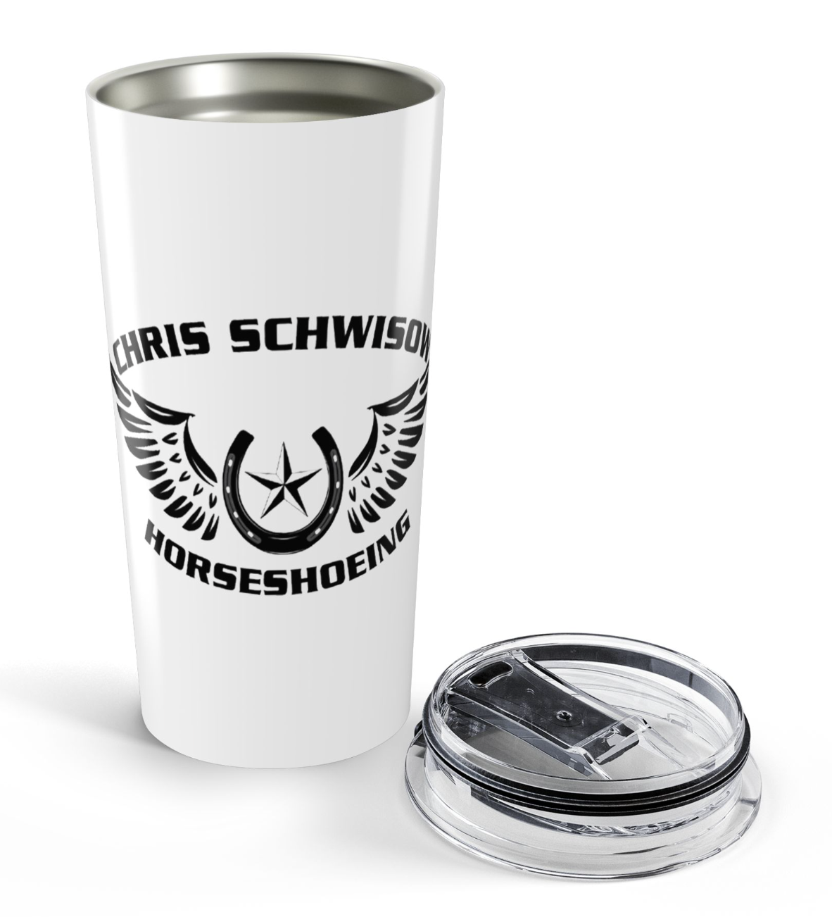 Chris Schwisow Horseshoeing Tumbler 20oz./40oz.