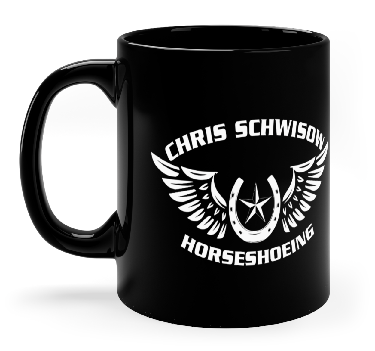 Chris Schwisow Horseshoeing Mug