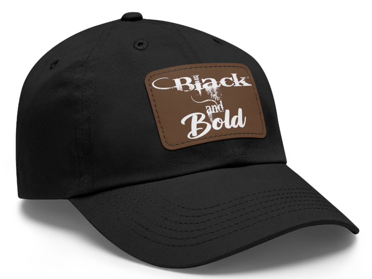 Black & Bold Horse Design Hat