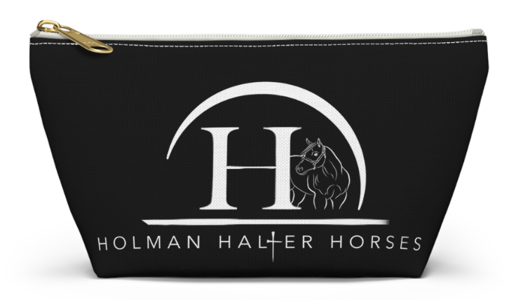 Holman Halter Horses Makeup Bag