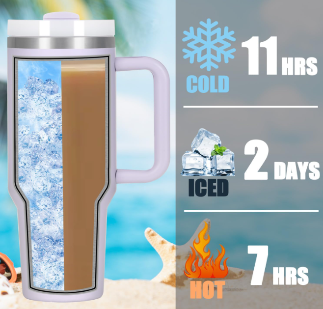 Tennyson Horsemanship 40 oz. Insulated Tumbler Stylish Matte Colors